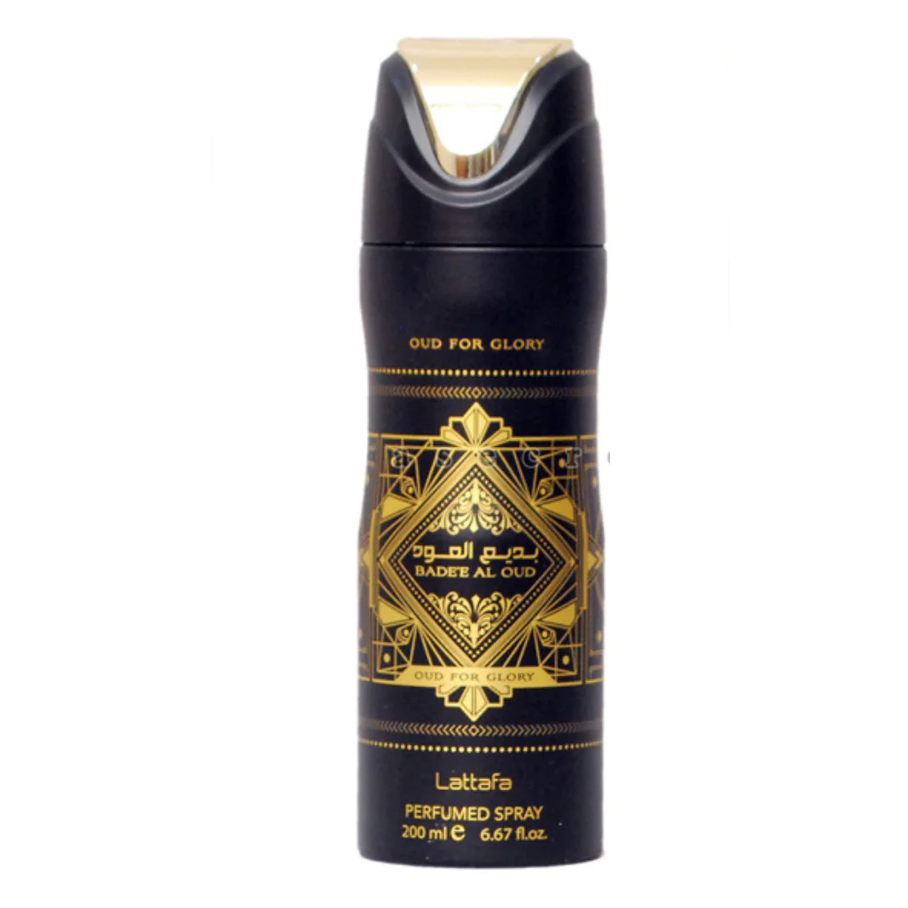 Bade'e Al Oud Deodorant - 200ML Bade'e Al Oud Deodorant By Lattafa 200 ML Body Spray